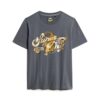 Camiseta holgada con rotulado tipo tatuaje