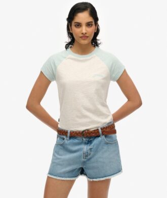 Camiseta raglán Essential Logo de Organic Cotton