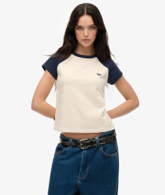 Camiseta raglán Essential Logo de Organic Cotton