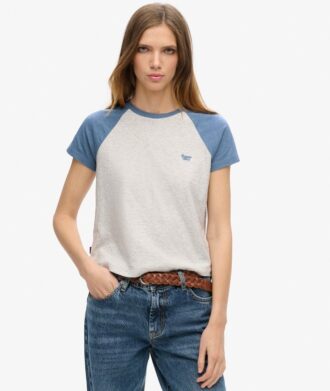 Camiseta retro con logo Essential