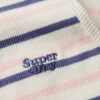 Camiseta sin mangas a rayas con el logotipo de Essential