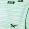 Camiseta sin mangas a rayas con el logotipo de Essential