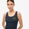 Camiseta sin mangas acanalada de Athletic Essentials