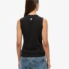 Camiseta sin mangas ajustada con estampado Sport Luxe