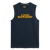 Camiseta sin mangas ajustada con estampado Sport Luxe