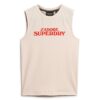 Camiseta sin mangas ajustada con estampado Sport Luxe