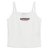 Camiseta sin mangas ajustada con logo deportivo