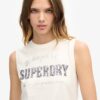 Camiseta sin mangas ajustada Embellished Archive Camiseta sin mangas ajustada Embellished Archive
