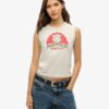 Camiseta sin mangas ajustada Superdry X Komodo Ganesh
