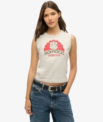 Camiseta sin mangas ajustada Superdry X Komodo Ganesh