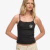 Camiseta sin mangas con botones bordados de Athletic Essentials