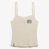 Camiseta sin mangas con botones bordados de Athletic Essentials