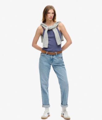 Camiseta sin mangas con botones y estampado de Athletic Essentials