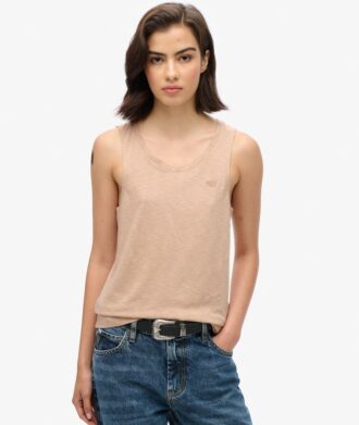 Camiseta sin mangas con cuello redondo