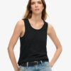 Camiseta sin mangas con cuello redondo Camiseta sin mangas con cuello redondo