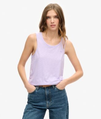 Camiseta sin mangas con cuello redondo