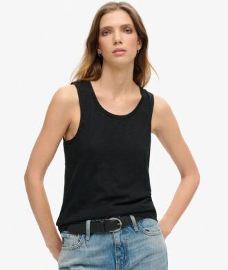 Camiseta sin mangas con cuello redondo