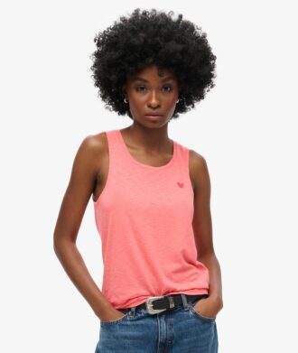 Camiseta sin mangas con cuello redondo