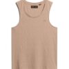 Camiseta sin mangas con cuello redondo Camiseta sin mangas con cuello redondo