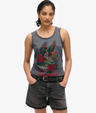 Camiseta sin mangas con cuello redondo Neo Trad Tattoo