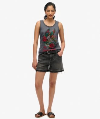 Camiseta sin mangas con cuello redondo Neo Trad Tattoo