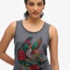 Camiseta sin mangas con cuello redondo Neo Trad Tattoo Camiseta sin mangas con cuello redondo Neo Trad Tattoo