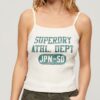 Camiseta sin mangas con cuello redondo y estampado «Athletic College» Camiseta sin mangas con cuello redondo y estampado «Athletic College»