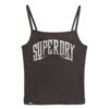 Camiseta sin mangas con cuello redondo y estampado retro
