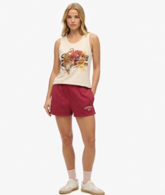 Camiseta sin mangas con cuello redondo y logotipo Vintage de Tokio