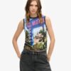 Camiseta sin mangas con estampado