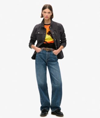 Camiseta sin mangas con estampado