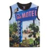 Camiseta sin mangas con estampado
