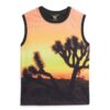 Camiseta sin mangas con estampado