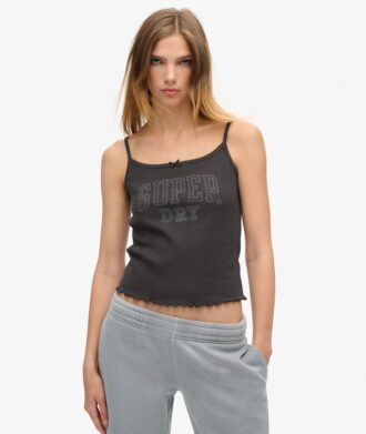 Camiseta sin mangas con estampado Pointelle de Athletic Essentials