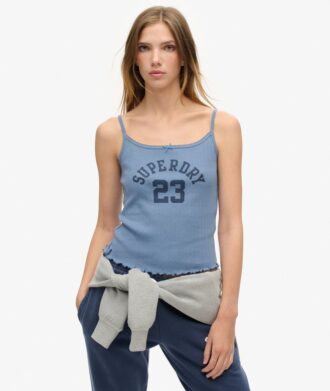 Camiseta sin mangas con estampado Pointelle de Athletic Essentials
