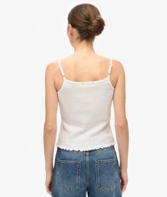 Camiseta sin mangas con estampado Pointelle de Athletic Essentials