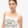 Camiseta sin mangas con estampado Pointelle de Athletic Essentials Camiseta sin mangas con estampado Pointelle de Athletic Essentials