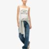 Camiseta sin mangas con estampado Pointelle de Athletic Essentials Camiseta sin mangas con estampado Pointelle de Athletic Essentials
