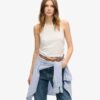 Camiseta sin mangas con fruncidos Camiseta sin mangas con fruncidos
