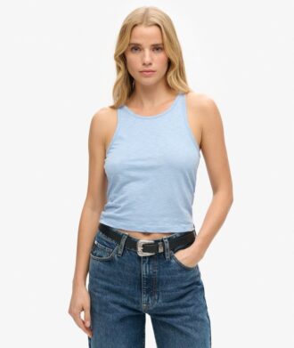 Camiseta sin mangas con fruncidos