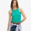 Camiseta sin mangas con fruncidos Camiseta sin mangas con fruncidos