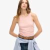 Camiseta sin mangas con fruncidos Camiseta sin mangas con fruncidos