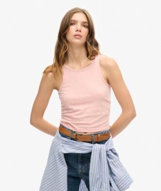 Camiseta sin mangas con fruncidos