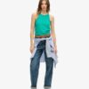 Camiseta sin mangas con fruncidos Camiseta sin mangas con fruncidos