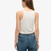 Camiseta sin mangas con fruncidos Camiseta sin mangas con fruncidos