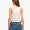 Camiseta sin mangas con fruncidos Camiseta sin mangas con fruncidos