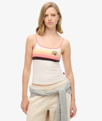 Camiseta sin mangas con la marca Athletic Essentials