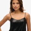 Camiseta sin mangas con lentejuelas