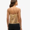 Camiseta sin mangas con lentejuelas