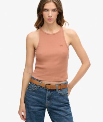 Camiseta sin mangas con logo Essential